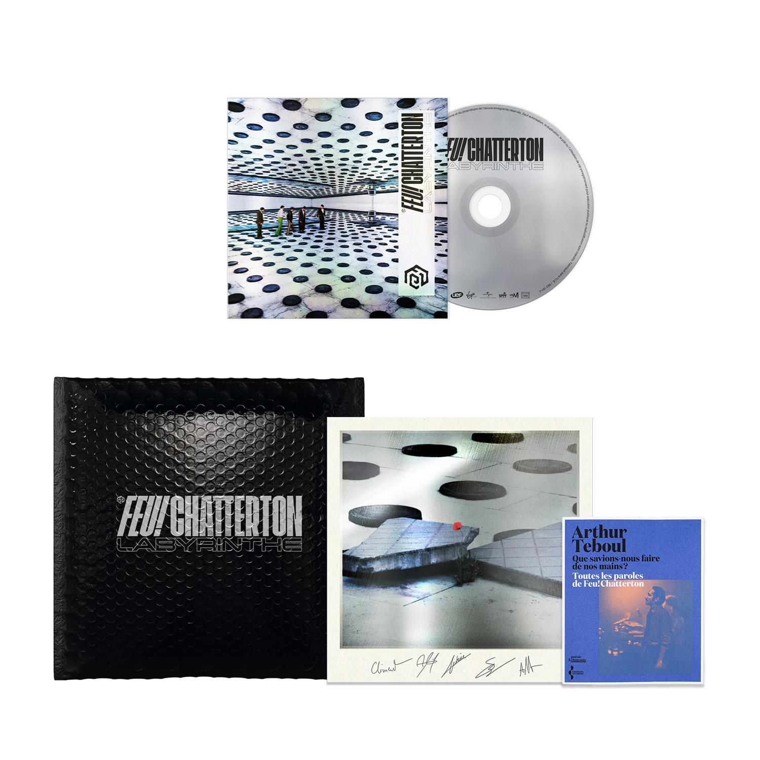 PACK CD LABYRINTHE - ÉDITION ARGENTÉE (INCLUS UNE LITHOGRAPHIE DÉDICACÉE)