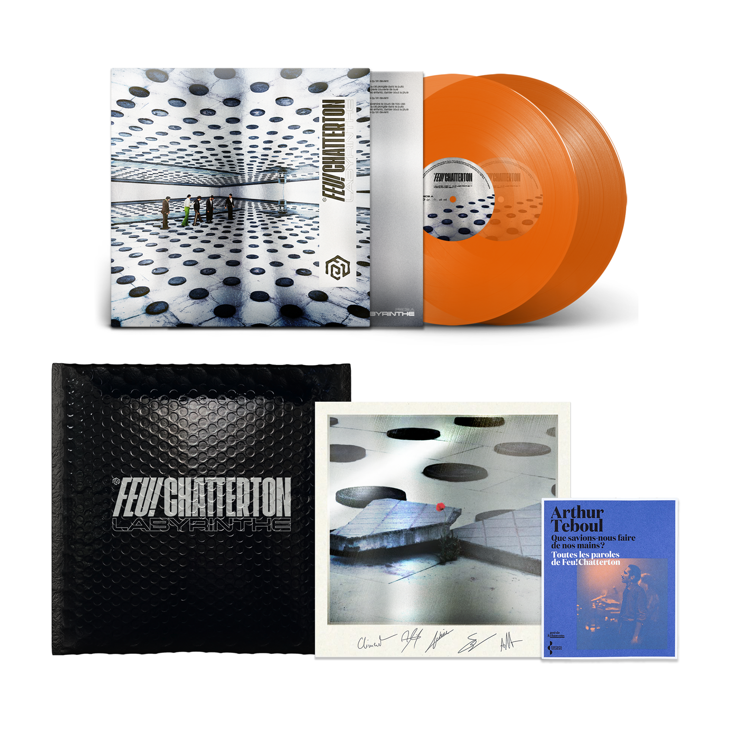 PACK VINYLE LABYRINTHE - ÉDITION ARGENTÉE (INCLUS UNE LITHOGRAPHIE DÉDICACÉE)