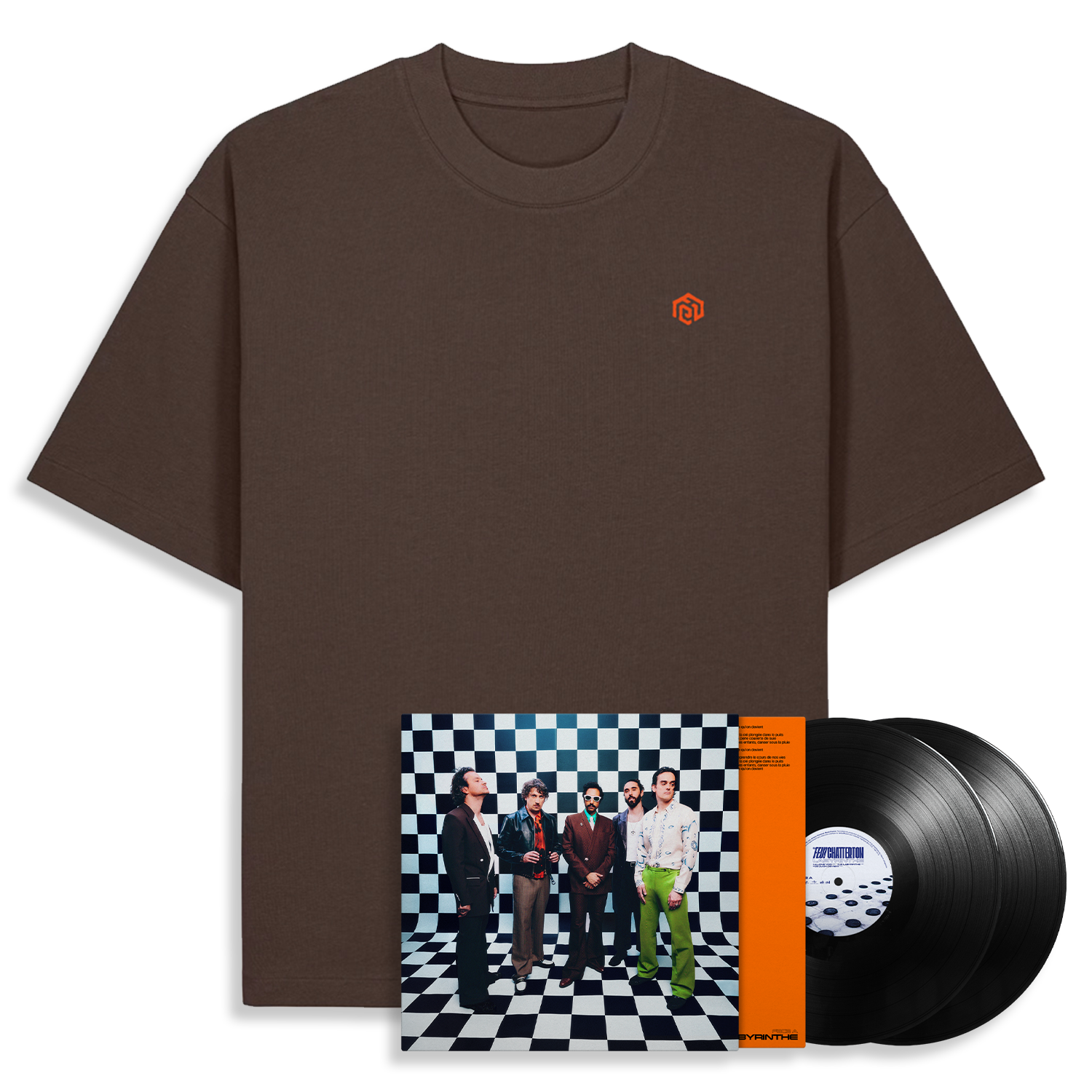 PACK DOUBLE VINYLE NOIR VISUEL ALTERNATIF (ÉDITION LIMITÉE & DÉDICACÉE) + T-SHIRT "ALLONS VOIR"