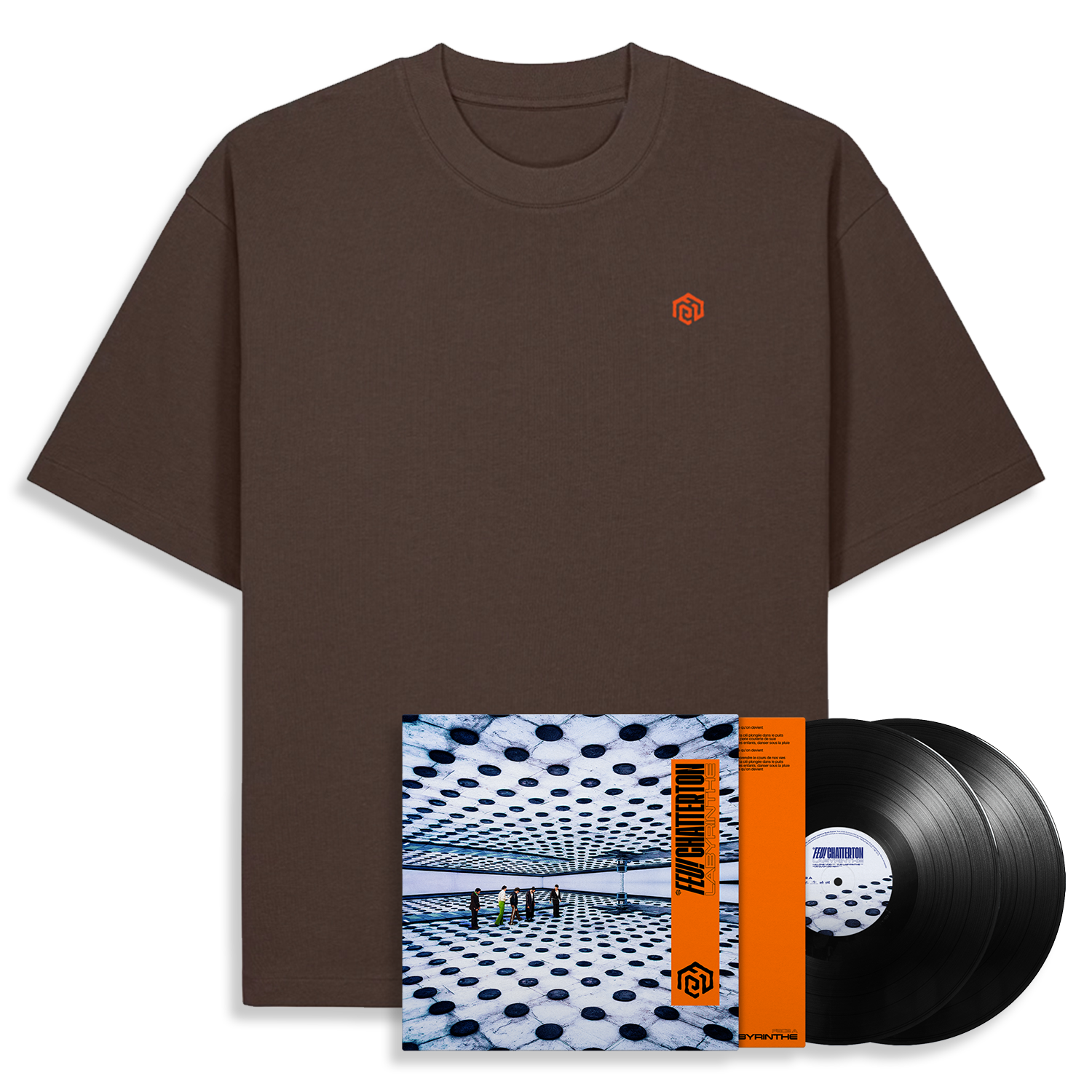 PACK DOUBLE VINYLE NOIR STANDARD (DÉDICACÉ) + T-SHIRT "ALLONS VOIR"