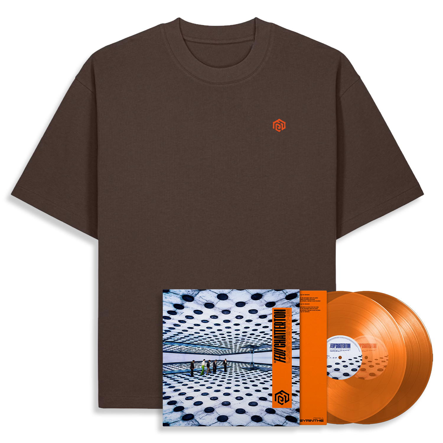 PACK DOUBLE VINYLE COULEUR + T-SHIRT "ALLONS VOIR"