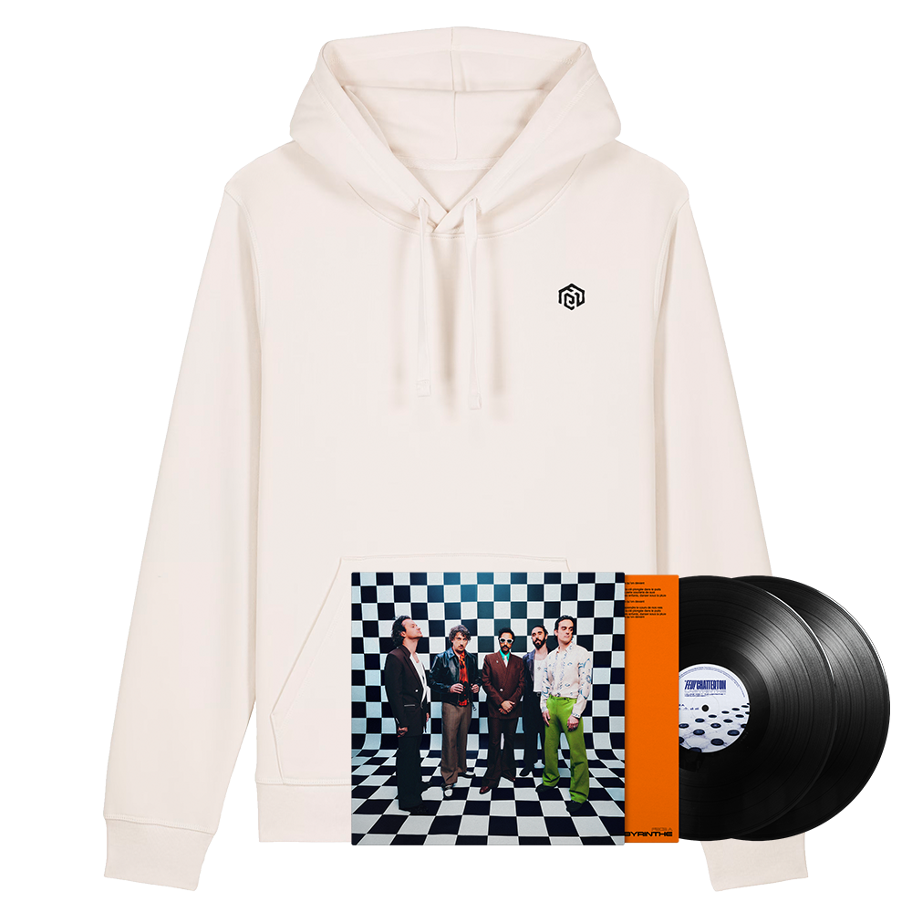 PACK DOUBLE VINYLE NOIR VISUEL ALTERNATIF (ÉDITION LIMITÉE & DÉDICACÉE) + HOODIE
