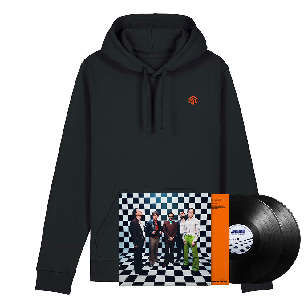 PACK DOUBLE VINYLE NOIR VISUEL ALTERNATIF (ÉDITION LIMITÉE & DÉDICACÉE) + HOODIE